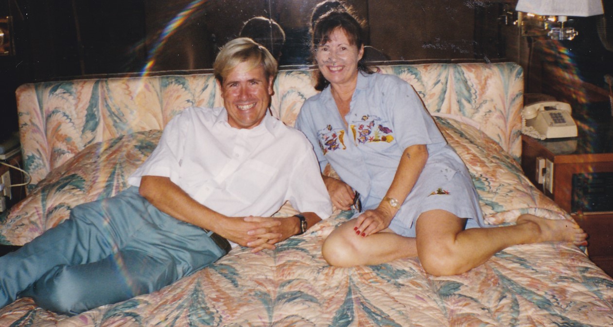 Martin P. Lee and his cousin, Lady Jacqueline Laker