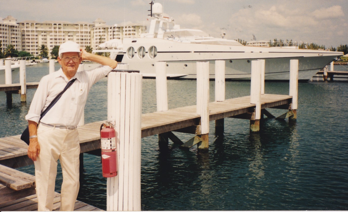 My father on Grand Bahama