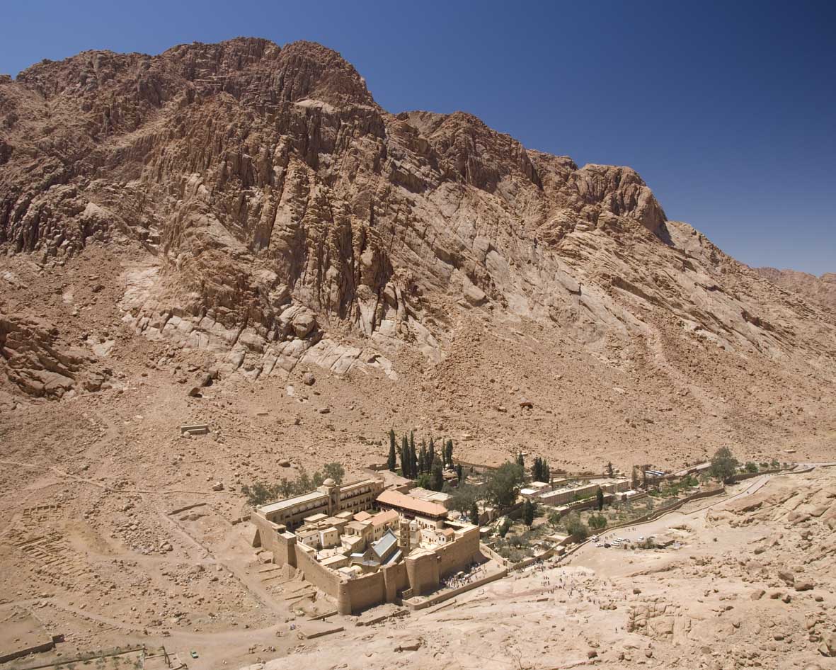 St. Catherine's monastery, Sinai, Egypt (C) Dr Tony Waltham