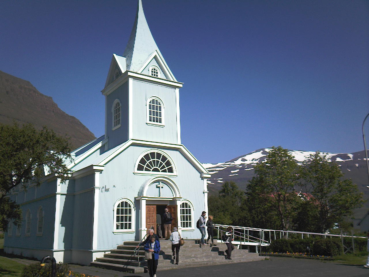 The Blue Church, Seydisfjordur, Iceland