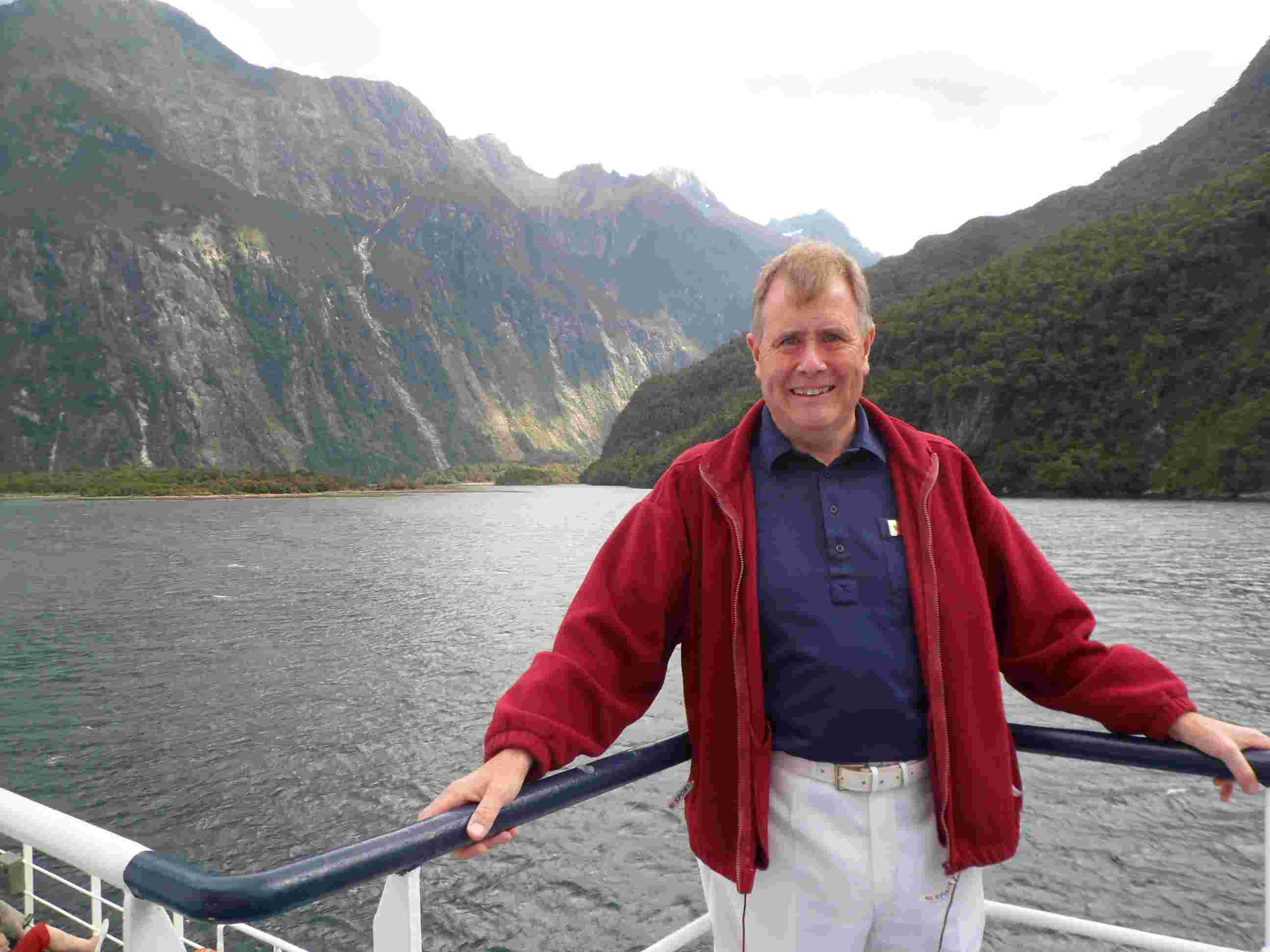 Me in Milford Sound fjord