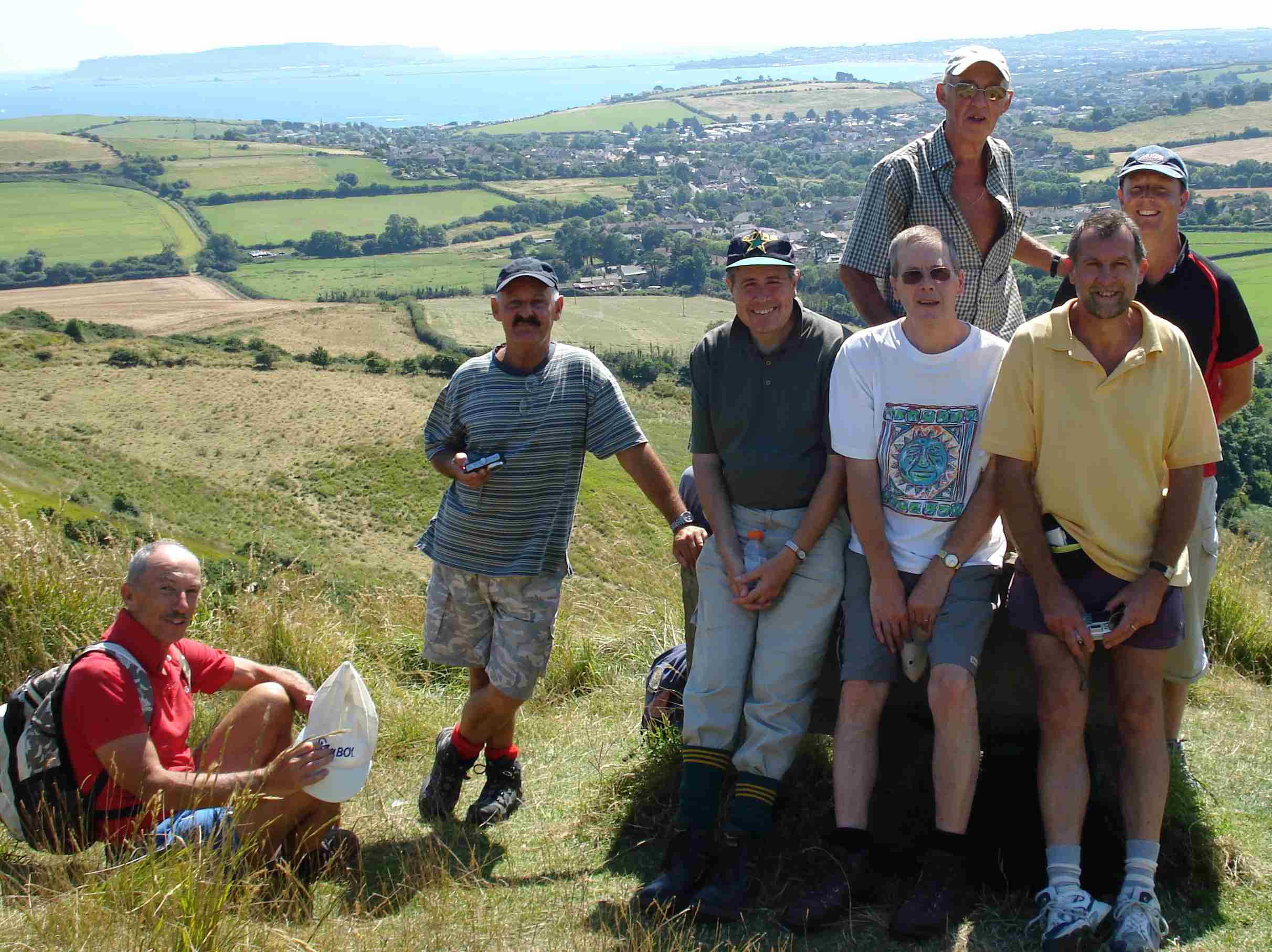 My friends from the Dorset GOC walking group