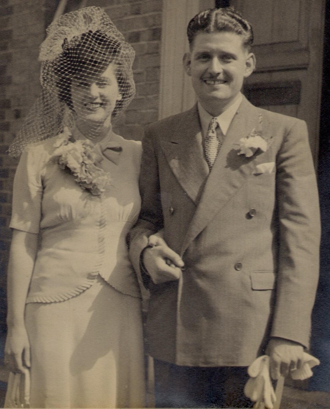 My parents on their wedding day in 1945