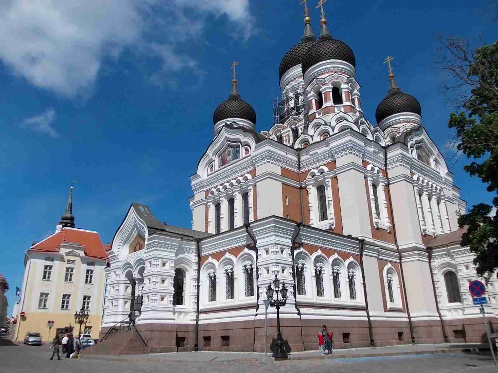 The orthodox cathedral in Tallinn